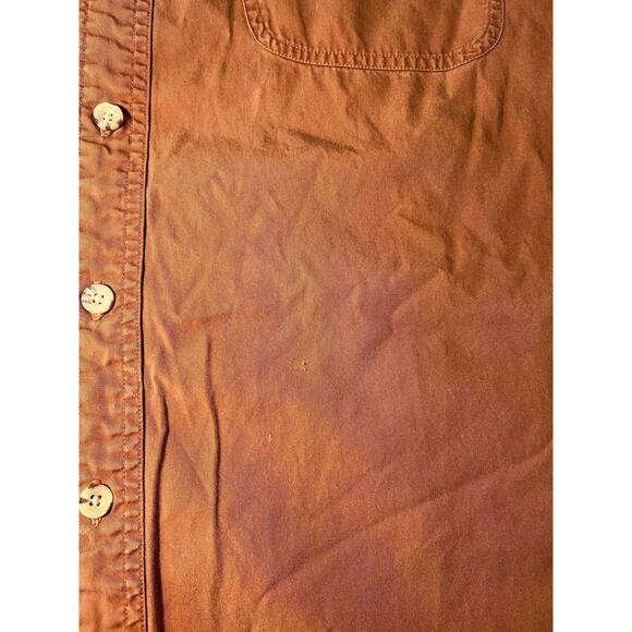 LOT(2) Carhartt S107SIE Shirts Burnt Orange/Gray Button Up Short Sleeve Mens XL - Picture 7 of 16